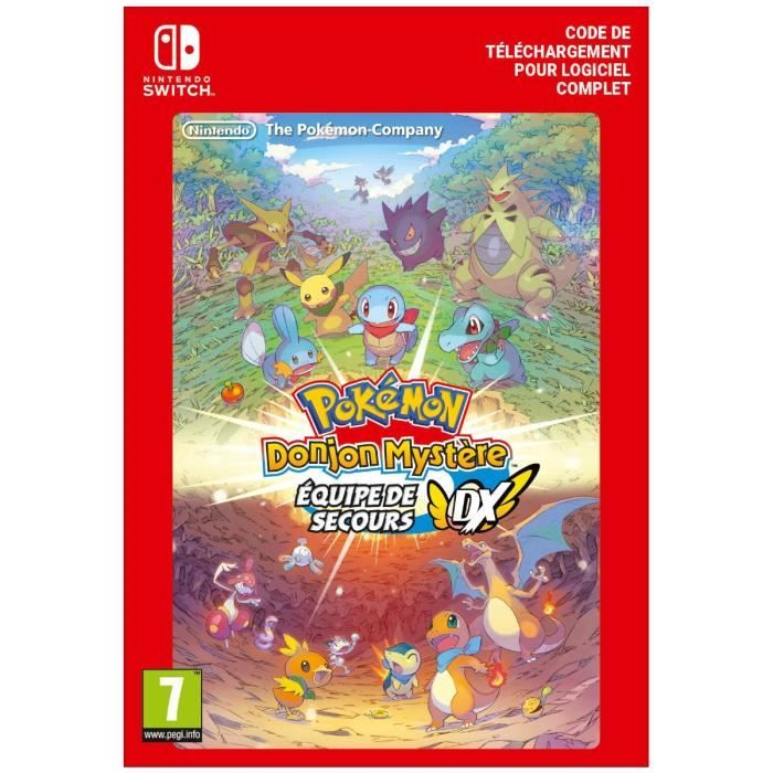 Pokémon Donjon Mystère: Équipe de Secours DX • Code de téléchargement pour Nintendo Switch