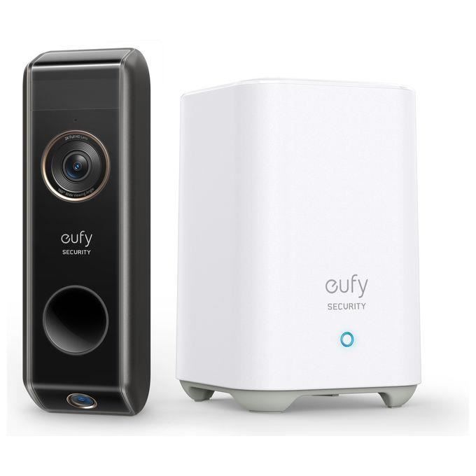 Sonnette vidéo - eufy - S330 - Double caméra - 2K HDR - Détection des mouvements avancée