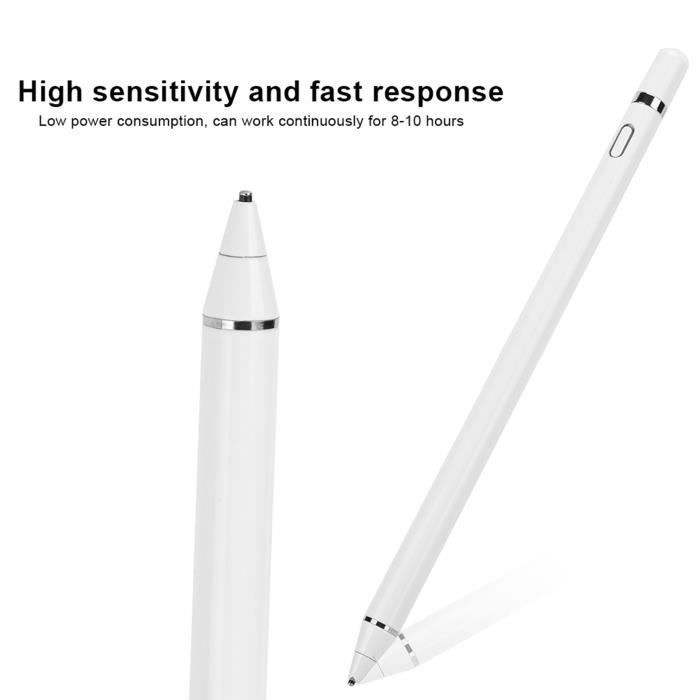 Pour iOS - Android Tablet Stylet Capacitance Pen Tablet Touch Control Pen  (Blanc) -ENG - Cdiscount Téléphonie