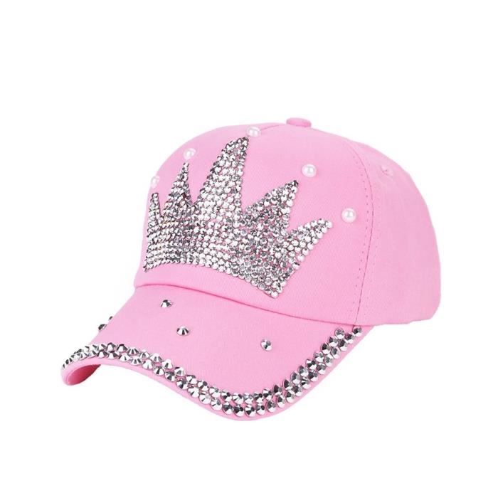 Cappello Da Sole Con Strass A Farfalla Surkat, Snapback Elegante E Casual Con Protezione UV, Taglia Regolabile 54-60 Cm - 3