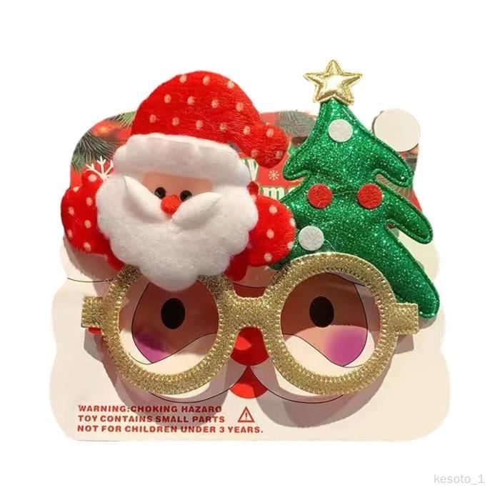 Lot De 12 Accessoires De Noël - Serre-têtes Et Lunettes Festives Pour Enfants Et Adultes - Décoration Fête, Photo