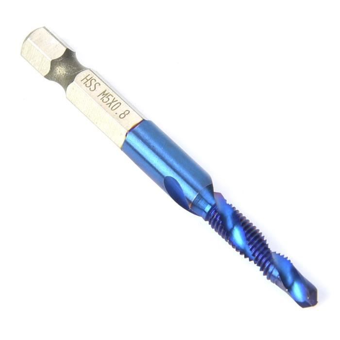 Taraud G3/8-19 HSS Acier Rapide - Pour Filetage Tuyauterie, Diamètre 16 Mm, 4 Flûtes, Conique 55°, Professionnel