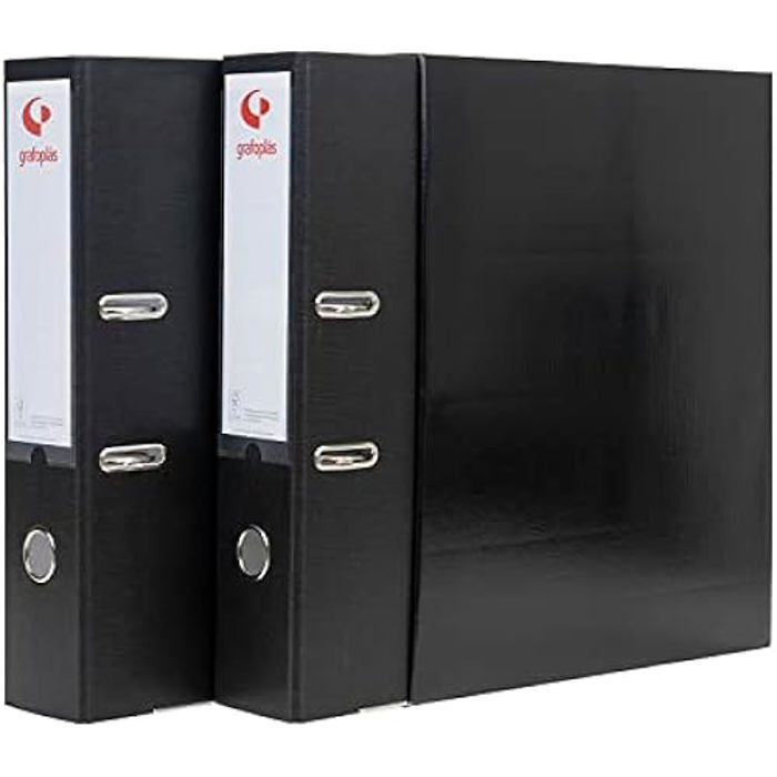 Classeur A4 4 Anneaux 40mm - Collection Wise Planet Pingouin - Dos à Œillet - Carton FSC Recyclé