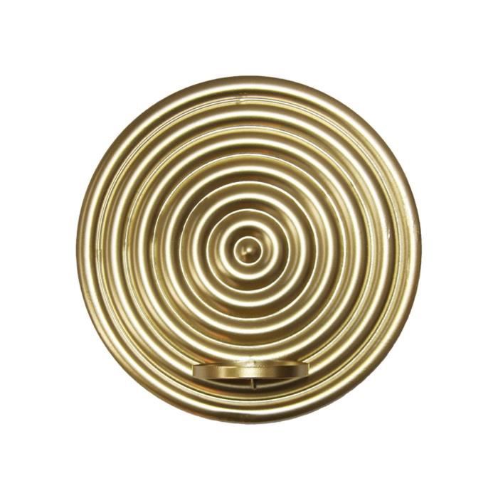 4 Pièces Rond Support Bougie, Bougeoir Bois, Diaètre Intérieur 8 C