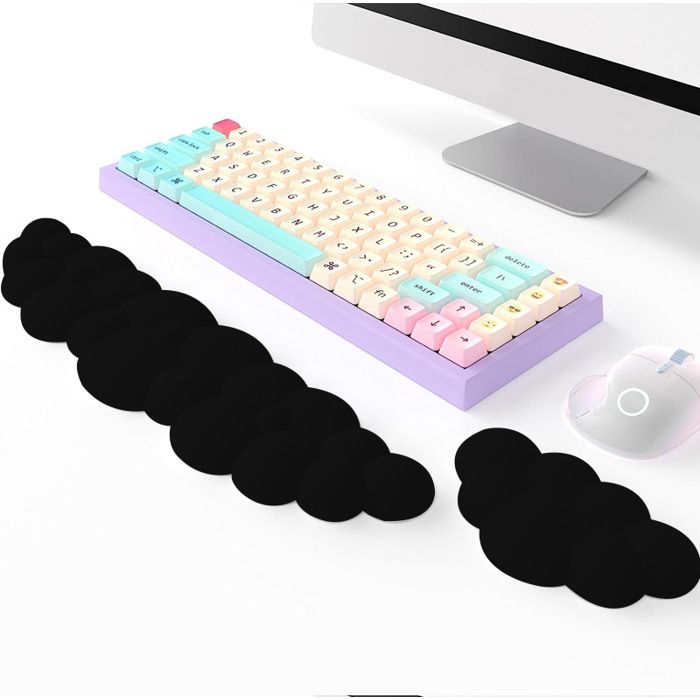 INF Repose-poignet pour clavier en mousse à mémoire de forme souple