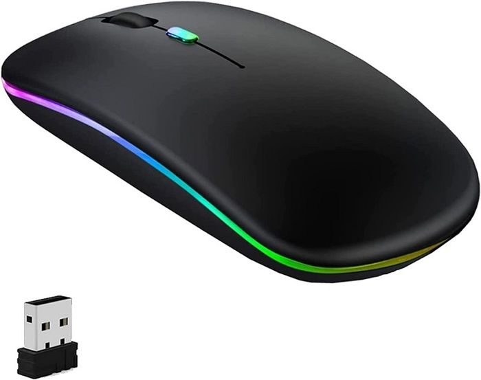 Souris Sans Fil Ultra-mince Et Silencieuse – Parfaite Pour Portable Et Déplacements !