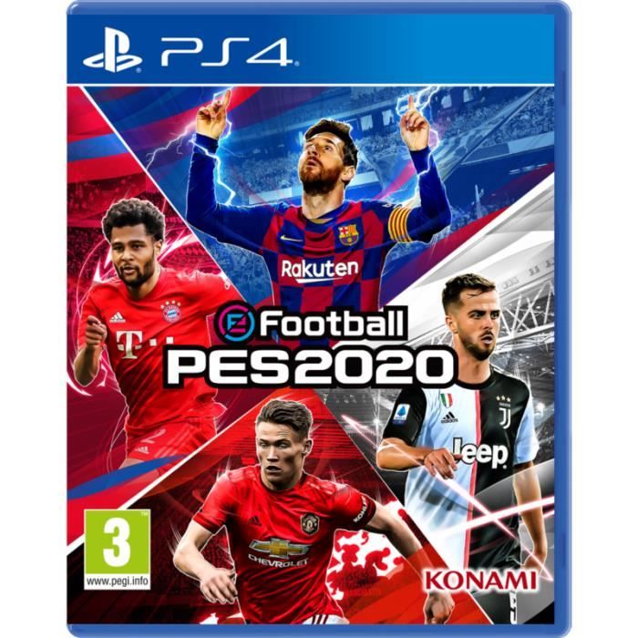 Jeu PS4 Konami eFootball PES 2020