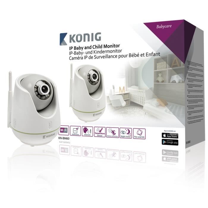 Camera Ip De Surveillance Pour Bebe Et Enfant Cdiscount Bricolage