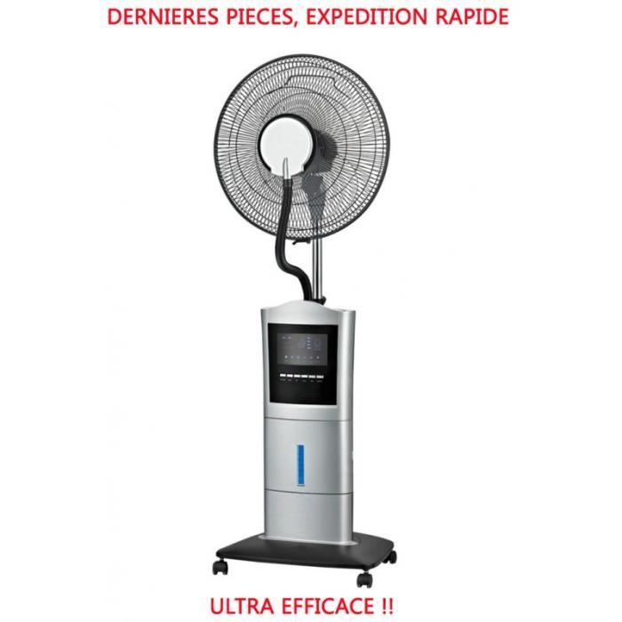 Ventilateur Brumisateur 40 Cm Sur Pied Pour Interieur Et