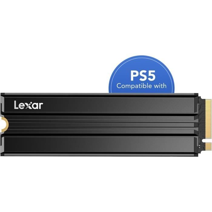 SSD Interne LEXAR NM790 8 To .2 2280 PCIe Gen4x4 NVMe 1.4 - vue 3