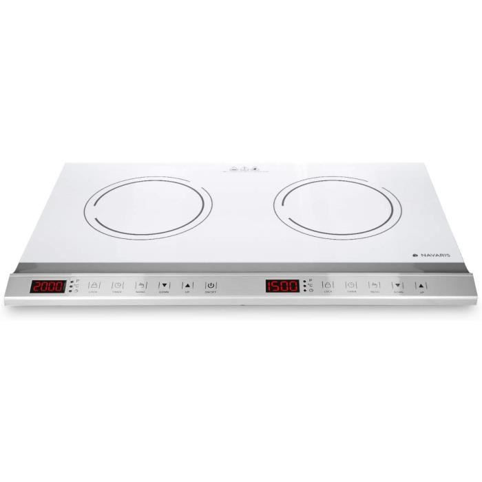Professional Plaque de cuisson à induction GIC3600, Acier inoxydable / Vitrocéramique
