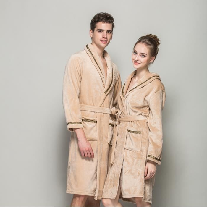 1pcs Peignoir De Bain Homme Taille Unique L Achat Vente Peignoir Cdiscount