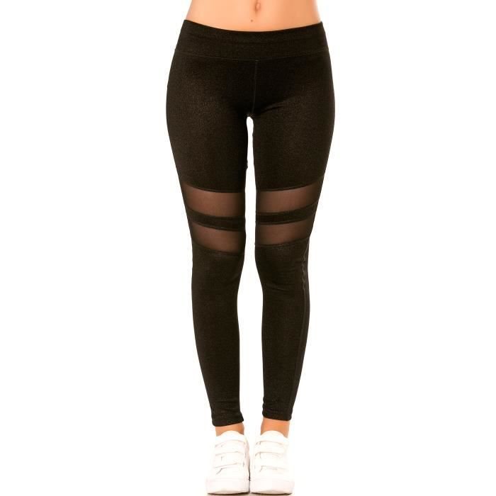 legging bande transparente