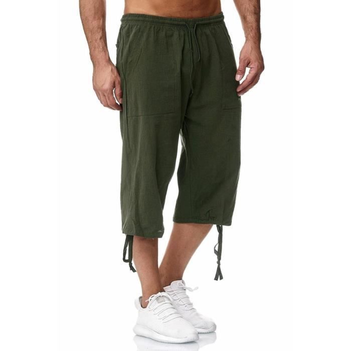 Pantacourt coton homme clearance
