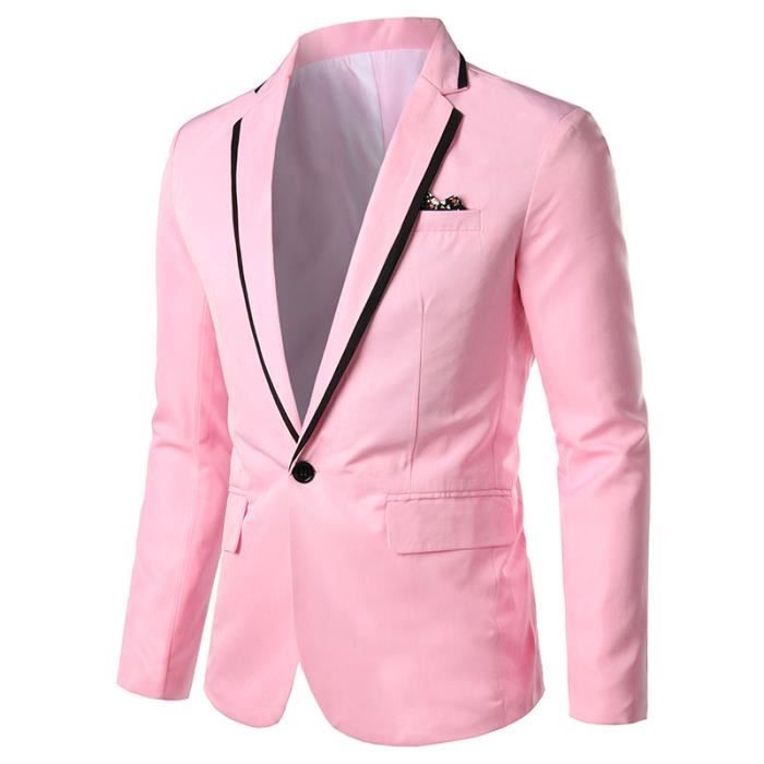 Veste rose pour homme 2025