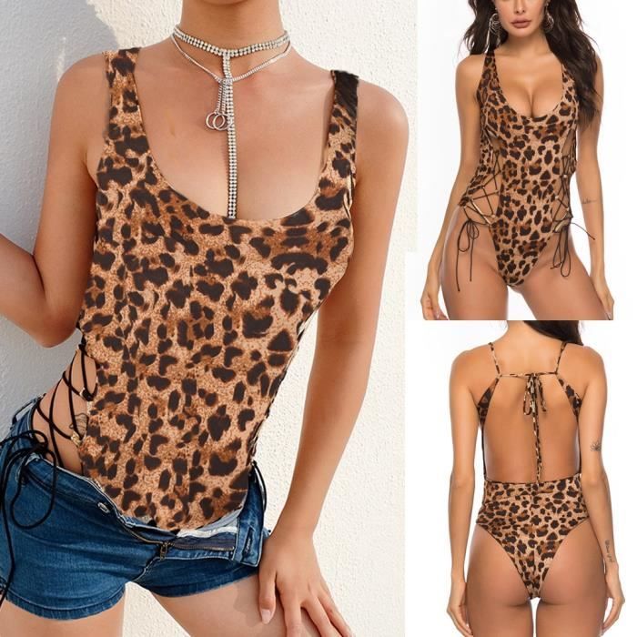 ensemble lingerie leopard