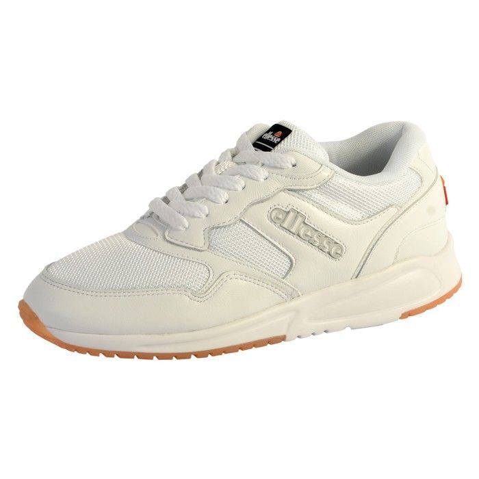 Basket Ellesse NYC84 - Homme - Blanc - Cuir - Lacets