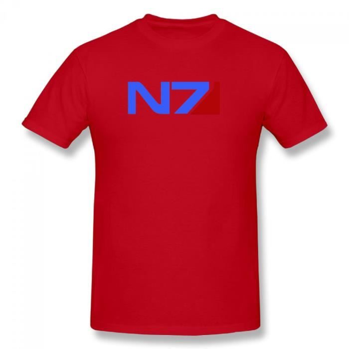 T-shirt Mass Effect N7 Officieux, Noir, Taille L Pour Homme