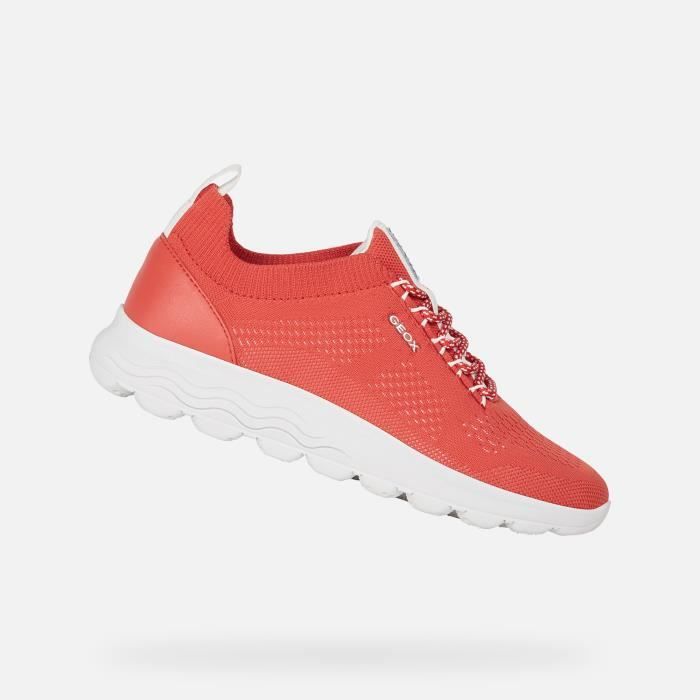 Basket Geox Spherica Femme Noir Semelle compensee Confort exceptionnel Cdiscount Chaussures