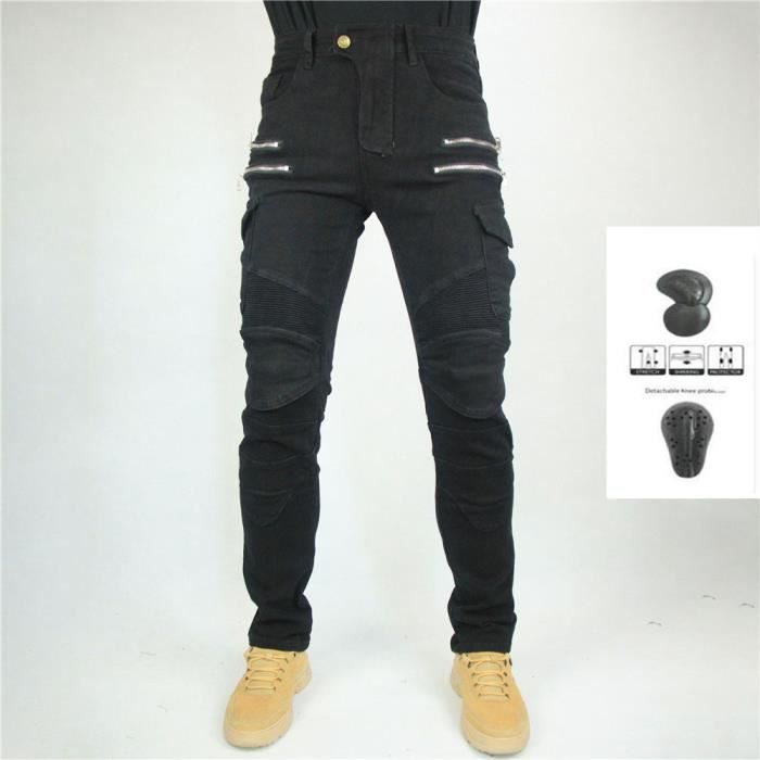 Pantalon Moto Femme - Jeans Slim Avec Protections Genoux Et Hanches, Respirant Et Réglable Pour Un Confort à Toute épreuve