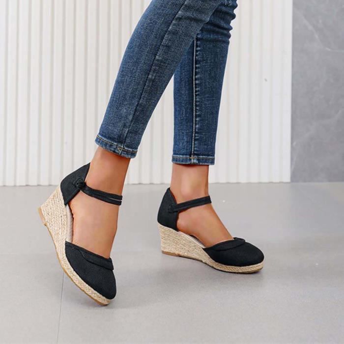 Chaussure compensée fermée hotsell