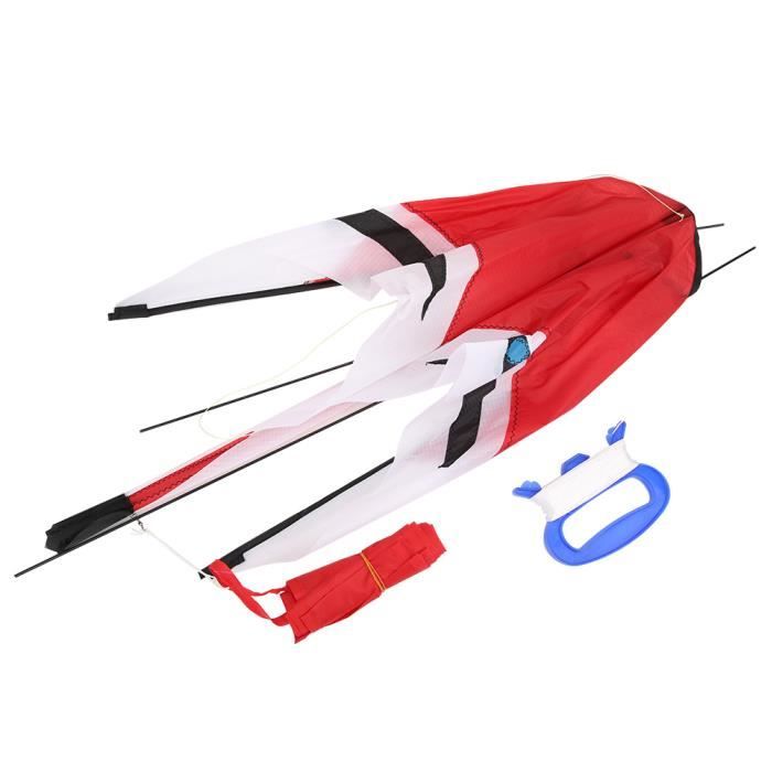 Cerf-volant Géant Sans Cadre – Baleine 3D 120x215 Cm, Noir Et Blanc, Avec Ligne 30 M, Pour Plage Et Parc