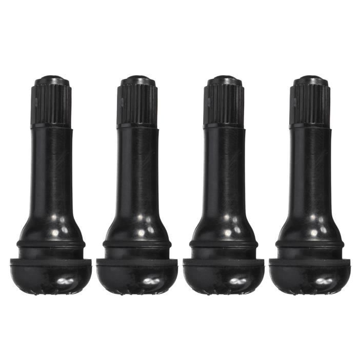 100 TR414 tubeless caoutchouc voiture roue pneu valve avec bouchons de poussière