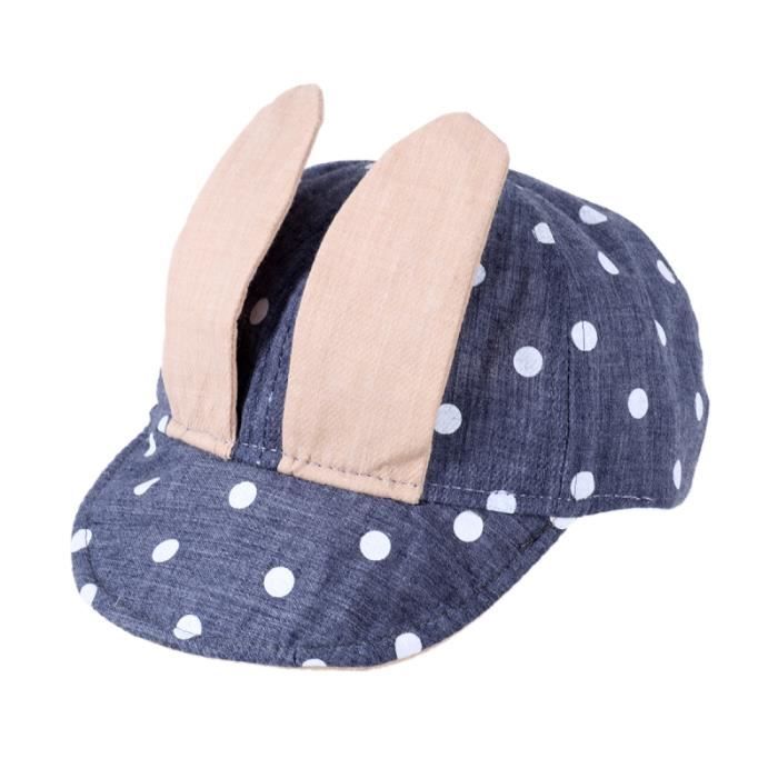 Bebe Garcon Fille Dessin Anime Mignon Lapin Oreille Points Enfants Casquette Bonnet Chapeau Protege Oreille Snood Cdiscount