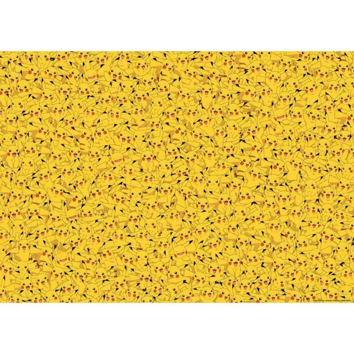 Puzzle 1000 pièces - RAVENSBURGER - Pikachu Pokémon - Dessins animés et BD - Mixte - 12 ans