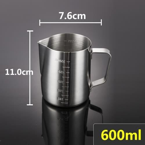 Pichet à Lait Inox 304 150ml - Pour Mousse à Lait Et Latte Art, Design élégant - 8