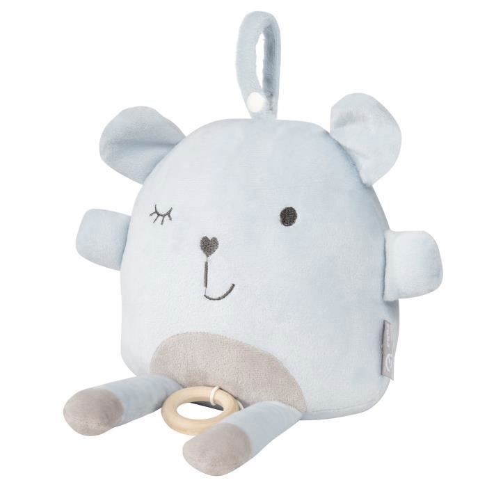 Roba Boite A Musique Lil Cuties Peluche Musicale A Suspendre Bleu Clair Cdiscount Puericulture Eveil Bebe