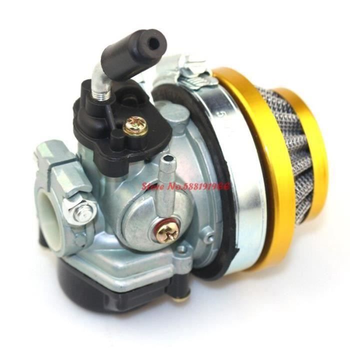 Carburateur + Filtre à Air GOOFIT Pour Moteur 2 Temps 47cc-49cc - Mini Quad, Scooter, Kart - Or