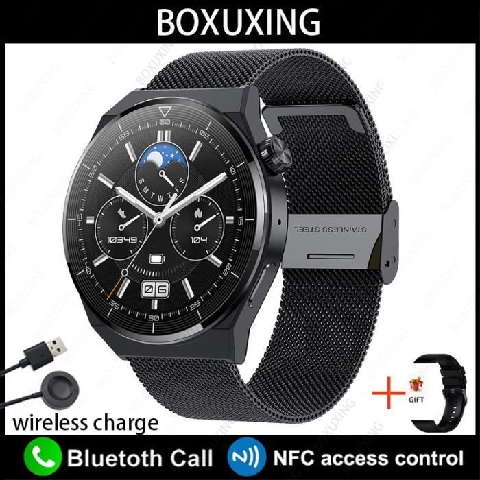 Montre Connectée GT5 Pro - GPS, écran AMOLED 360x360, 47mm, Pour Android