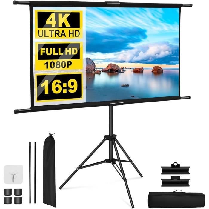 écran Double Face Portable Écran Projection Portable AURZEN 120 Pouces - 4K HD Double Face - Intérieur/extérieur - Home Cinéma Projection 4K Double Face écran Double Face Portable Écran Projection Portable AURZEN 120 Pouces - 4K HD Double Face - Intérieur/extérieur - Home Cinéma Projection 4K Double Face