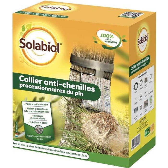 SOLABIOL SOCOPRO Piege a chenilles processionnaires du pin | Kit Complet avec Collier reglable, Diametre 55 cm