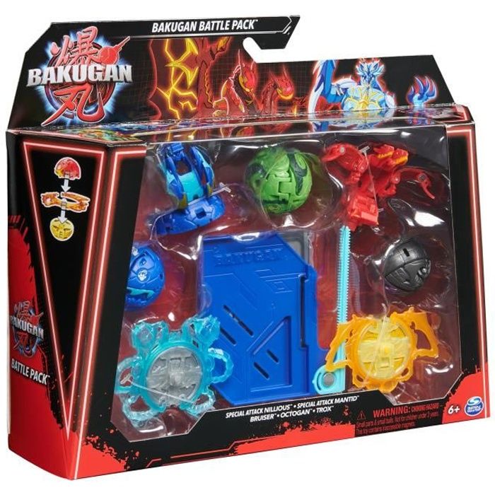 BAKUGAN - Battle Pack - 3 Bakugan + 2 Bakugan Special Attack
