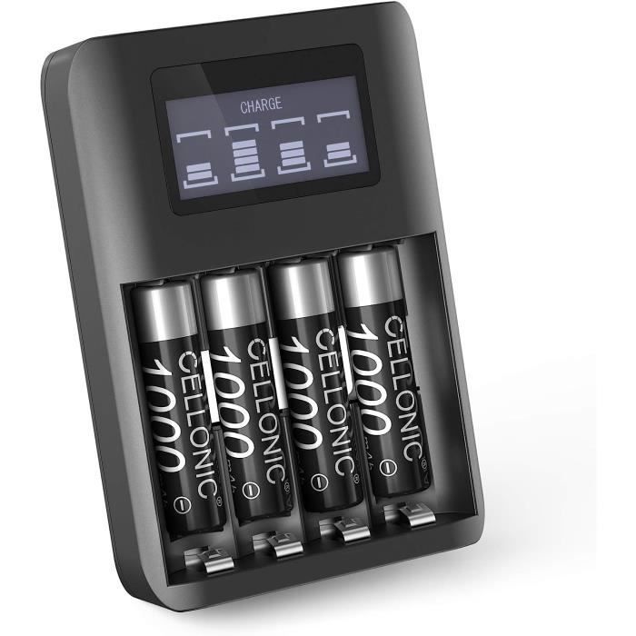 CELLONIC, Batterie Compatible Avec Geemarc AMPLIDECT 595 (1000mAh, 1.2V) Batterie De Remplacement NiMH 1.2V