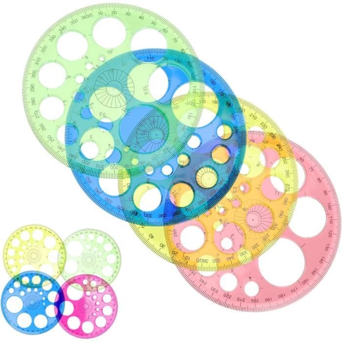 10 pièces mesure plastique modèles cercle modèle g... – Grandado