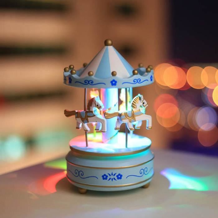 Ciieeo Boîte à Musique Manège Artistique Élégante - Décoration Musicale En Plastique Et Résine Pour Maison, Bureau Et Cadeaux