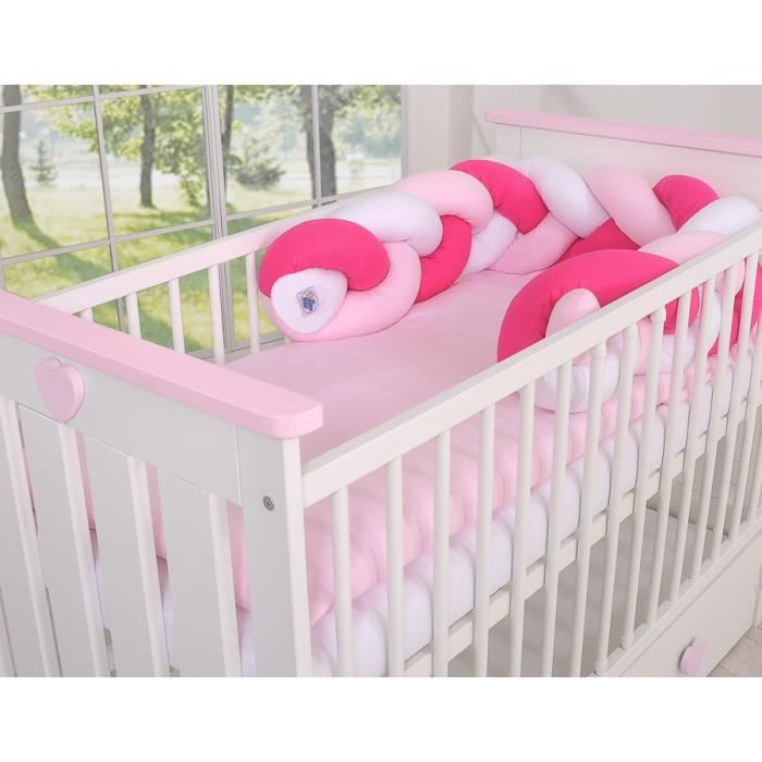 Tour De Lit Bebe Magic Loop Blanc Fuchsia Rose Cdiscount Puericulture Eveil Bebe Tour De Lit Bebe Magic Loop Blanc Fuchsia Rose Cdiscount Puericulture Eveil Bebe