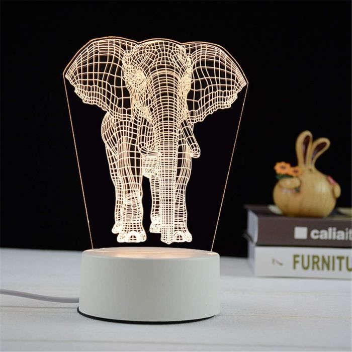 Veilleuse LED Godzilla Shark Rechargeable Tactile - Change Couleur - Enfant