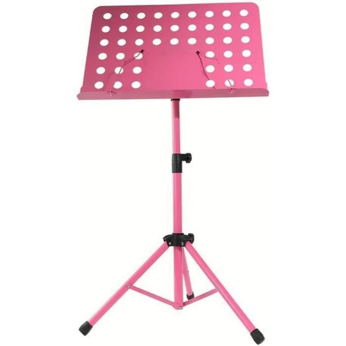 Pupitre Acrylique LED Bleu - Support Lecture, Conférence - Hauteur Réglable, Charge 5 Kg