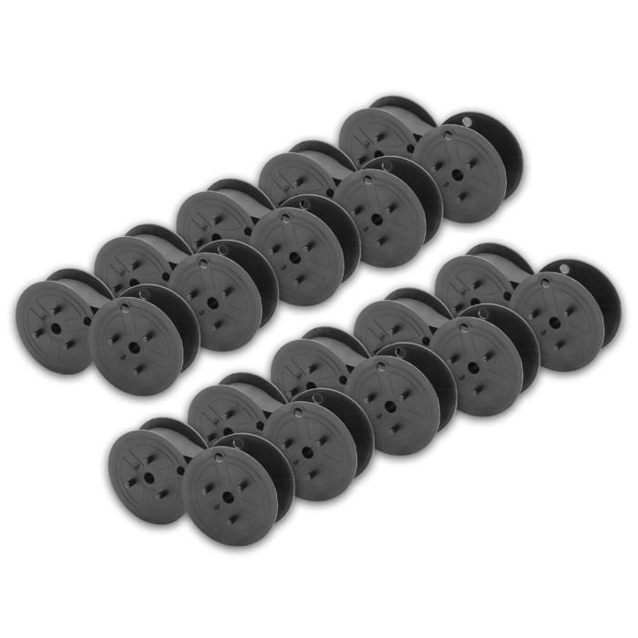 Vhbw 10x Rouleaux D'Encre Noir Compatibles Panasonic JE 656 P, JE 659 P, JE 661 P - Remplacement IR40 GR 744