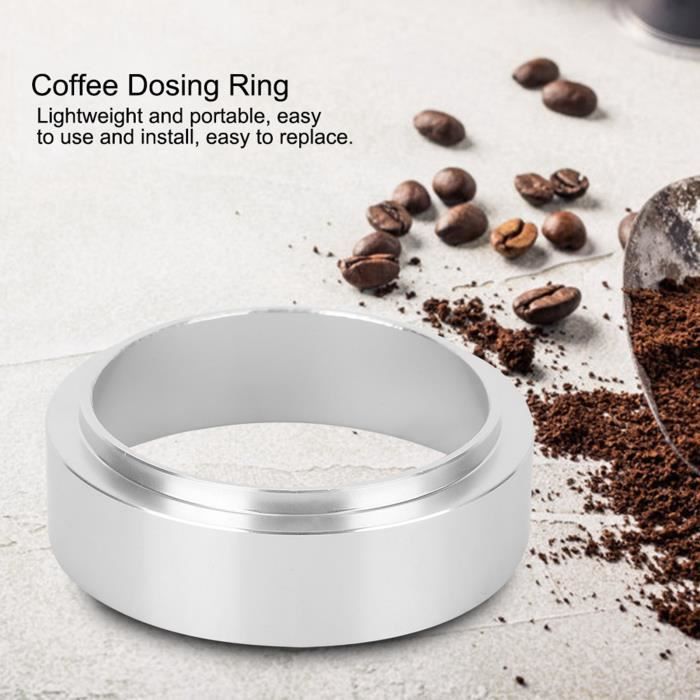 FAEFTY Anneau Dosage 51mm Pour Machine à Café | Magnétique Et Aluminium | Accessoire Barista