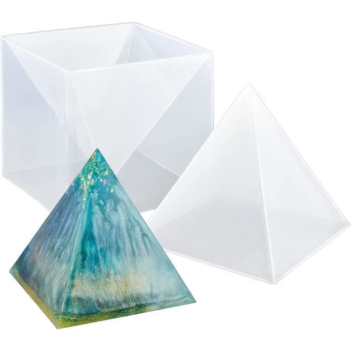 Moule Silicone Pyramide 15 Cm - Pour Résine, Bijoux, Décoration DIY