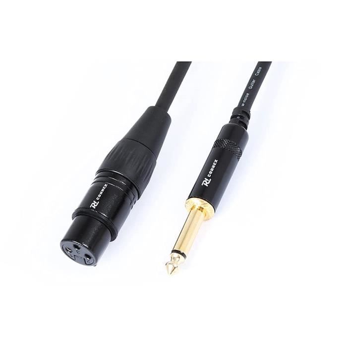 Câble de raccordement XLR femelle – 1 pied main image 1