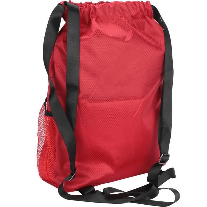 43 X 34 Cm Grand Sac à Dos à Cordon De Serrage, Noir Sac à