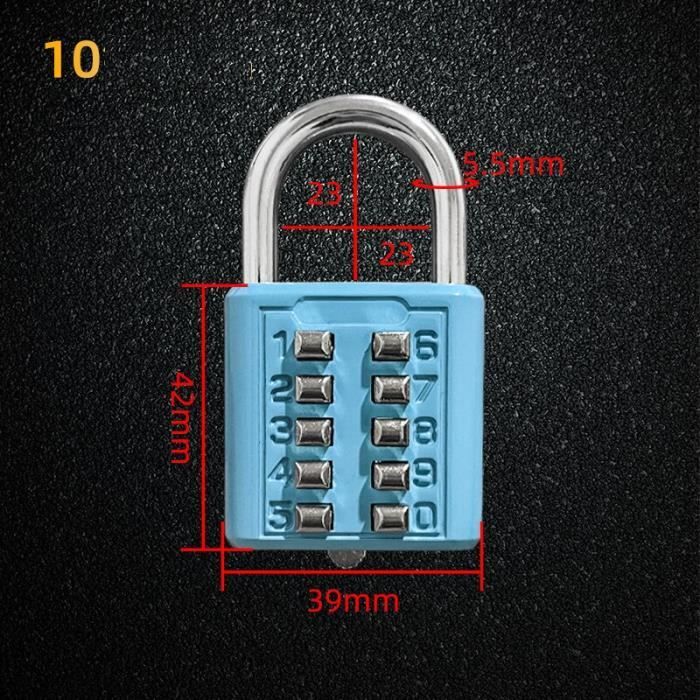 Coffre à Clé Extérieur Avec Code à 4 Chiffres - Fixation Murale - Étanche - Nuzamas