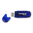 INTEGRAL Clé USB EVO - 128 Go - USB 2.0 - Bleu transparent-1