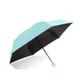 1pc mini capsule pliante petit parapluie avec comprimé package boîte de poche anti-UV parapluie soleil pluvieux-1